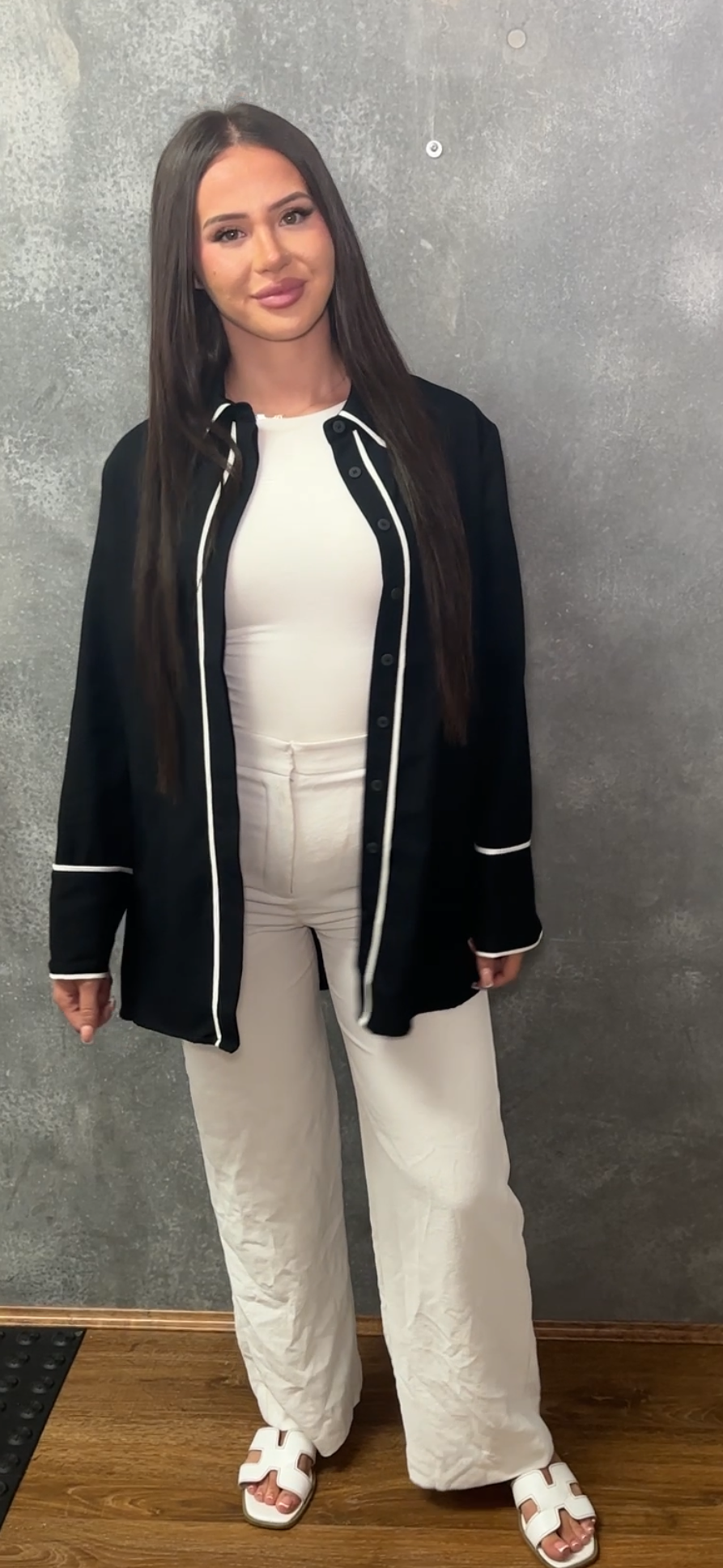 Elara contrast shirt