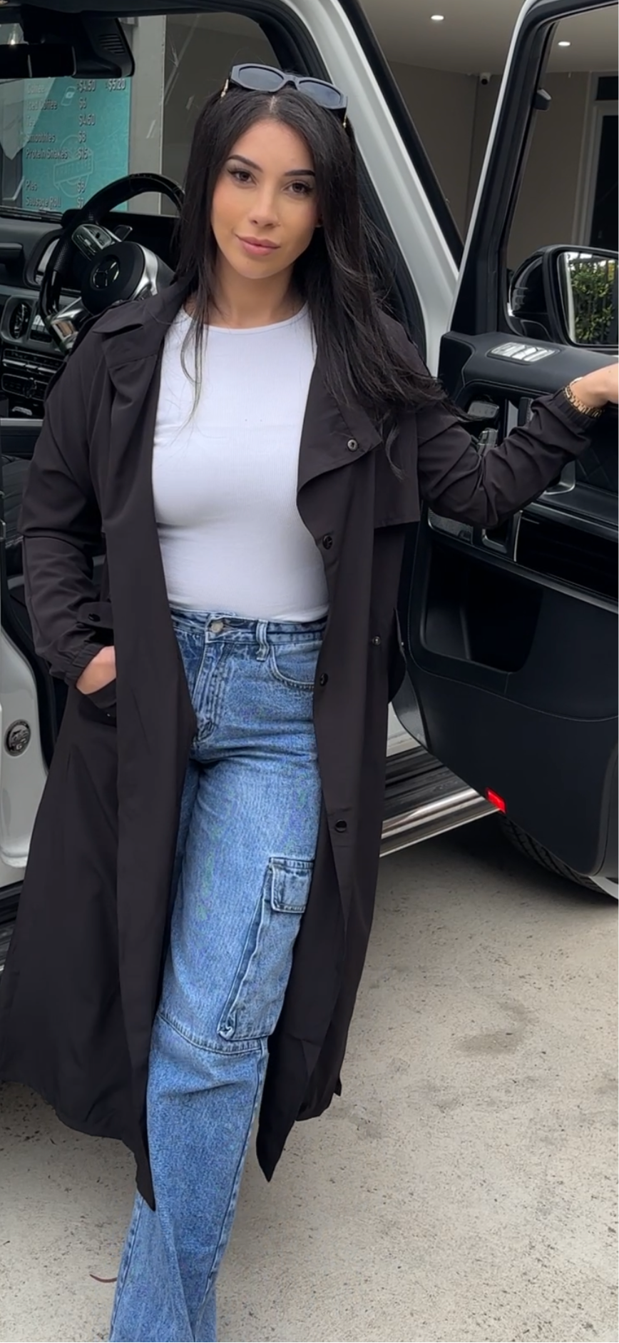 Athletic trench-coat