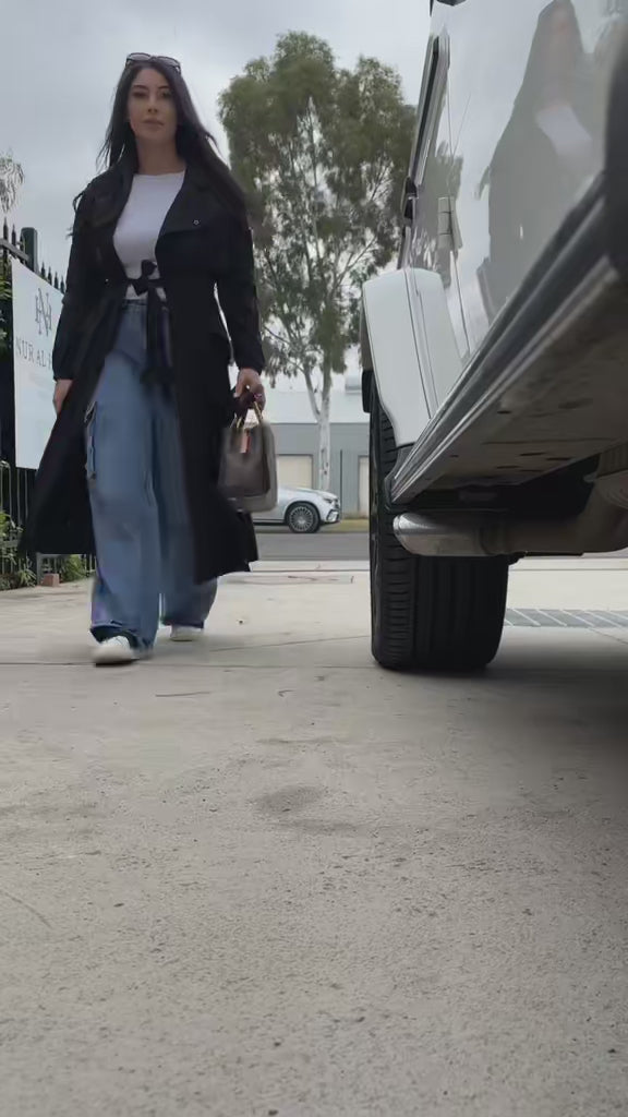 Athletic trench-coat
